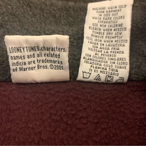 Vintage 2001 Tweety Looney Tunes Fleece Unisex Small - Picture 5 of 6